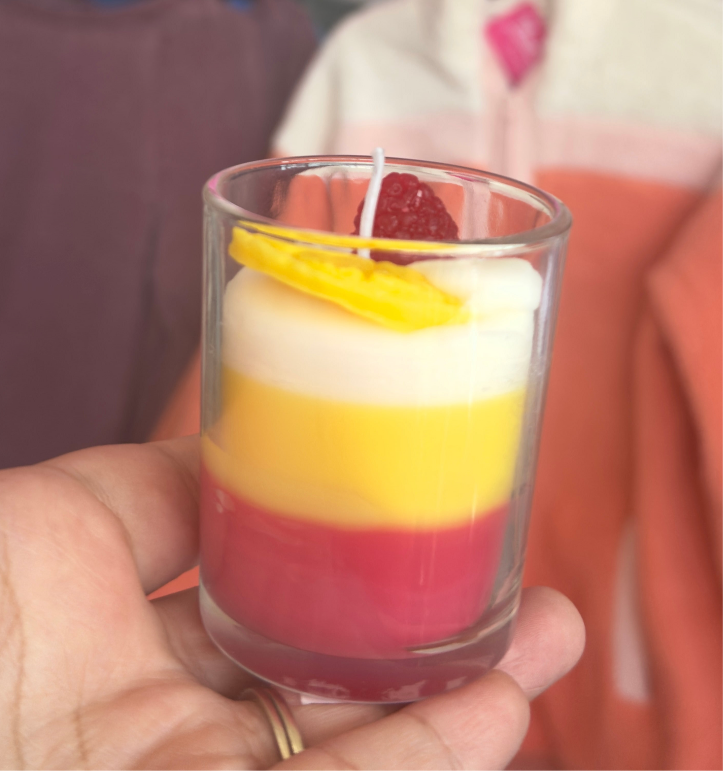 Shot Glass Candle - Raspberry Lemonade