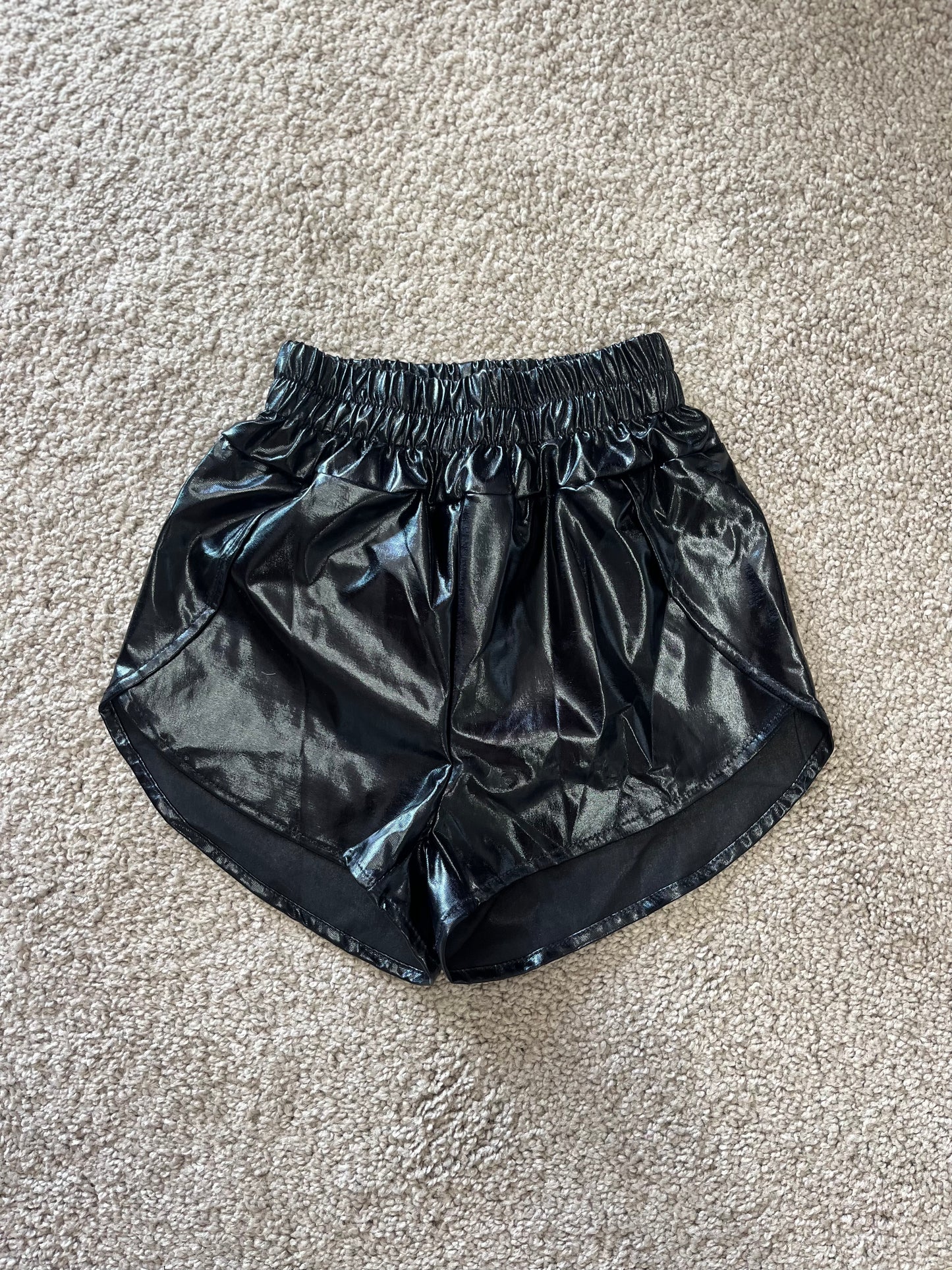 Kids Metallic Shorts