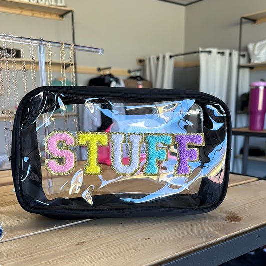 "STUFF" Clear GO BAG