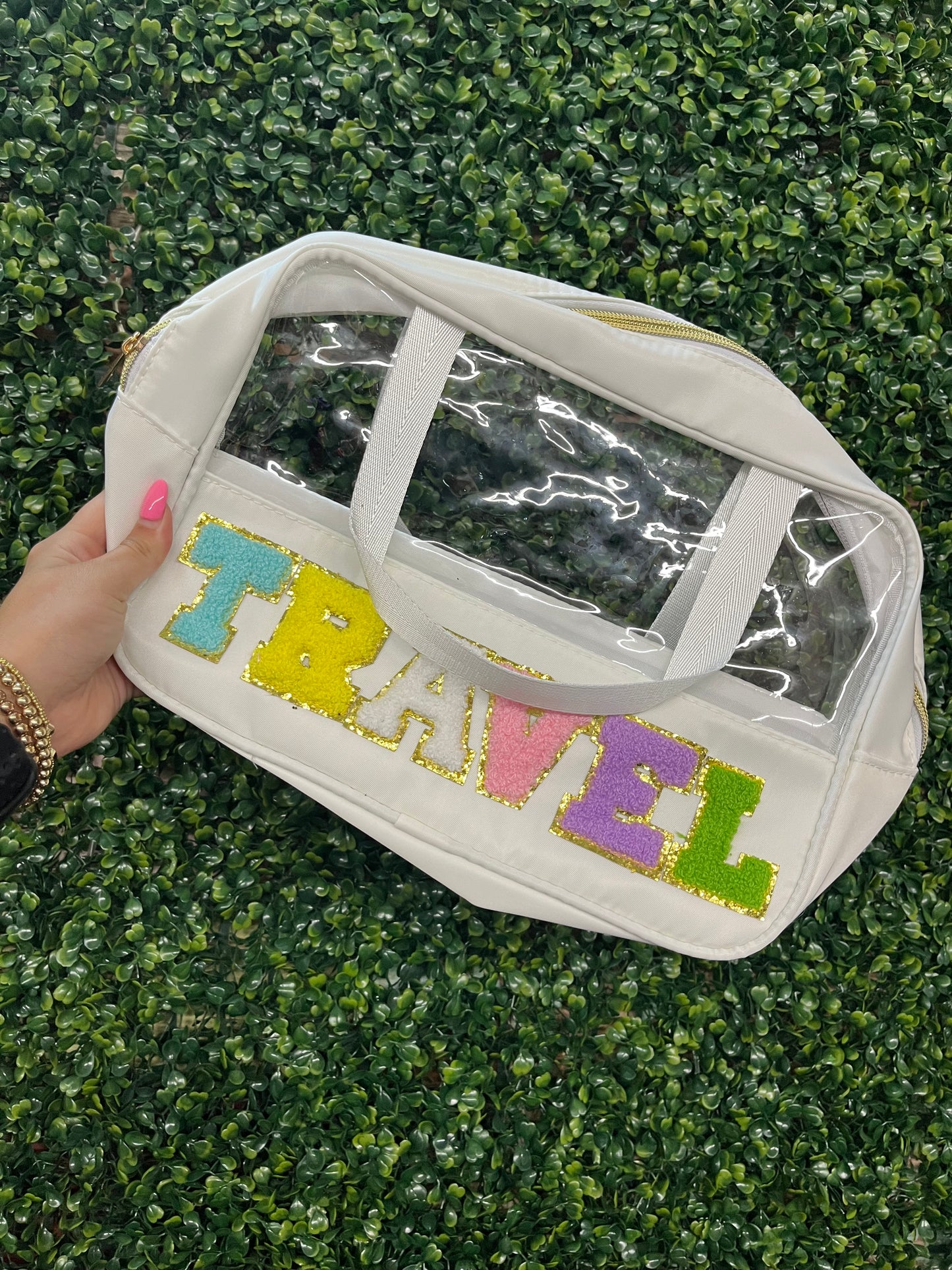 Clear Travel Bags w/ Handles