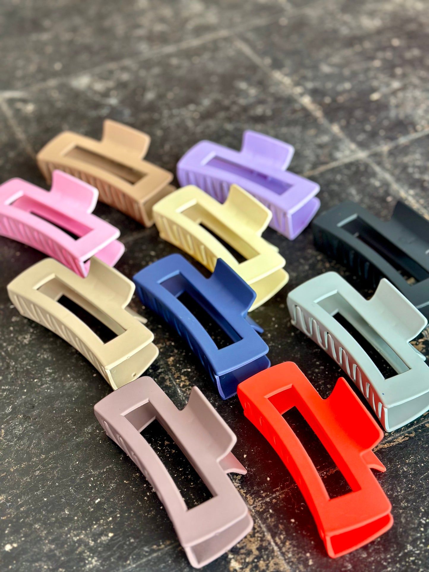 Rectangle Claw Clips