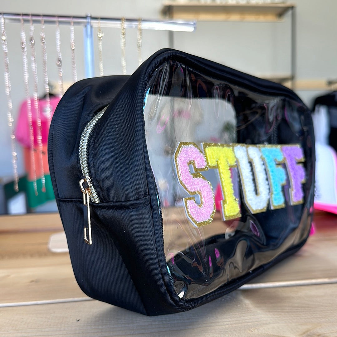 "STUFF" Clear GO BAG