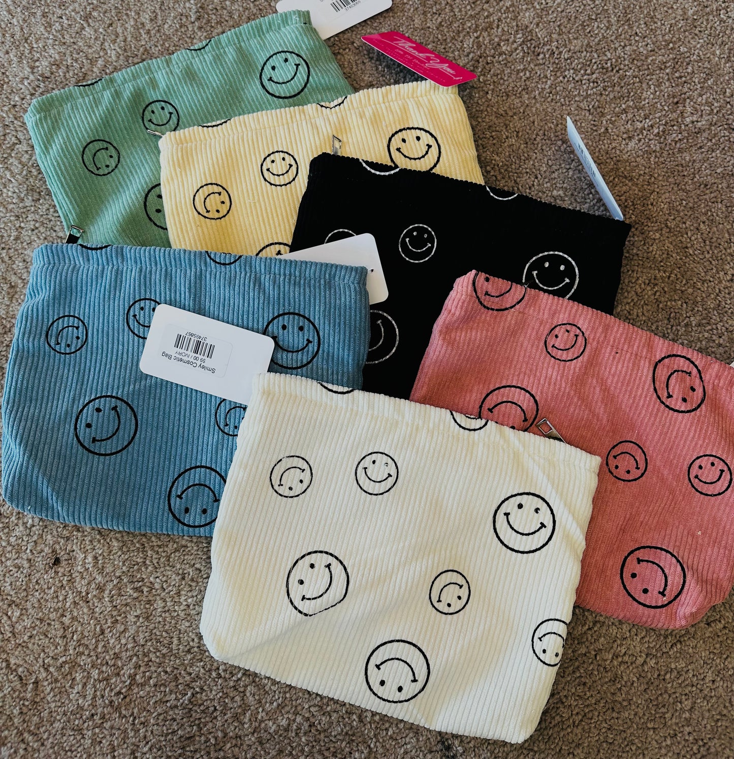 Smiley Cosmetic Bag