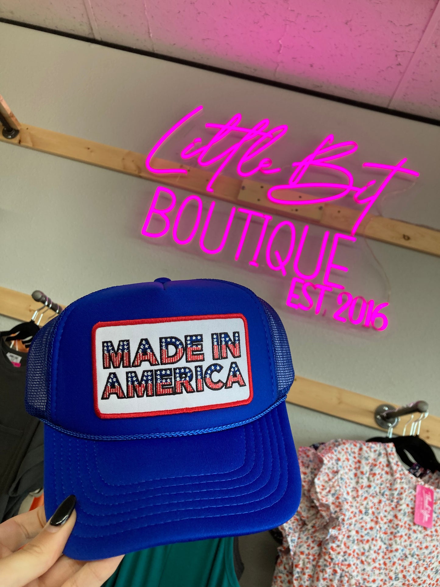 Made In America Trucker - ROYAL BLUE