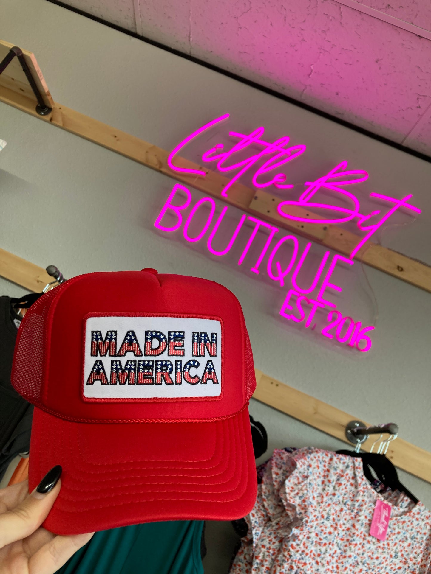 Made In America Trucker - RED